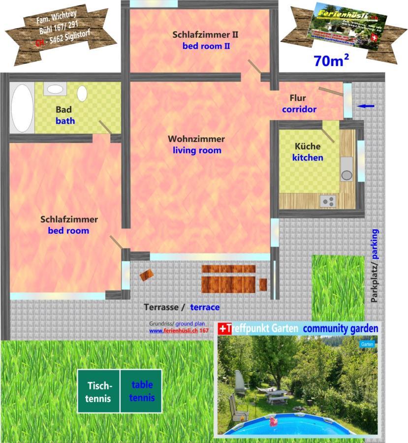 Ferienhuesli Appartement Siglistorf Buitenkant foto